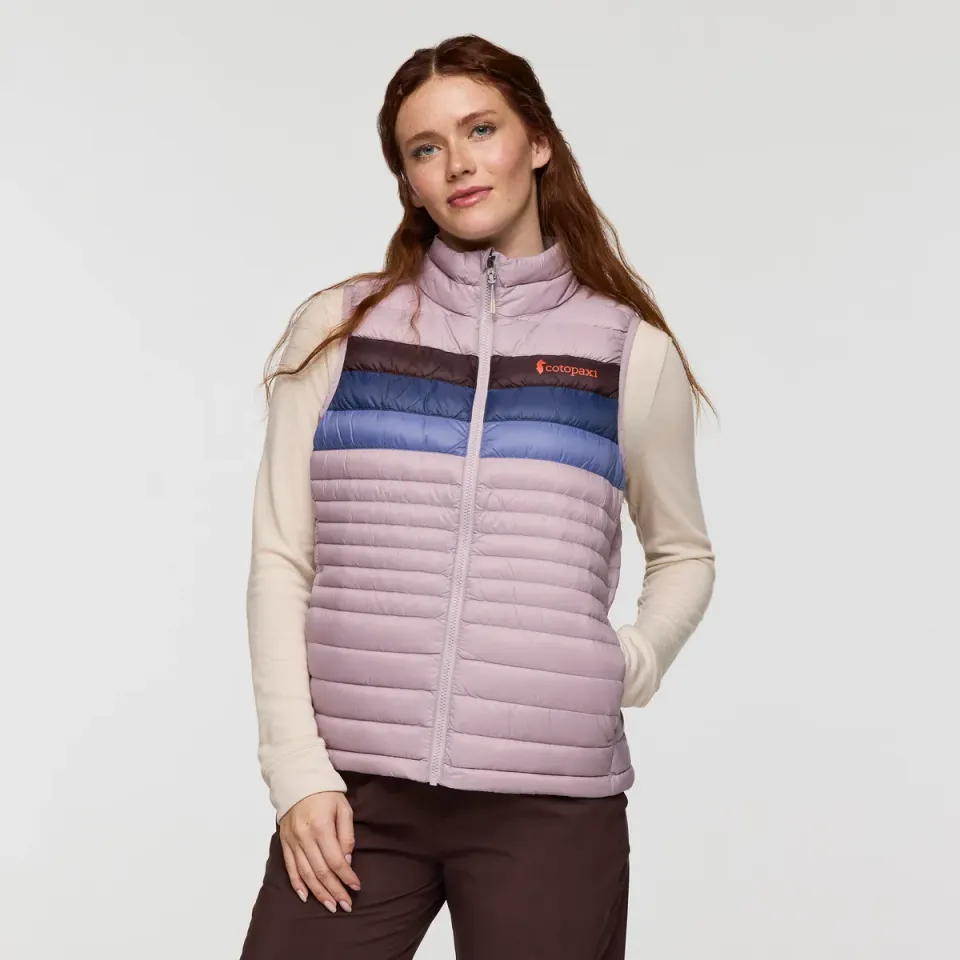 Cotopaxi Fuego gilet femme Quartz Stripes duvet 800