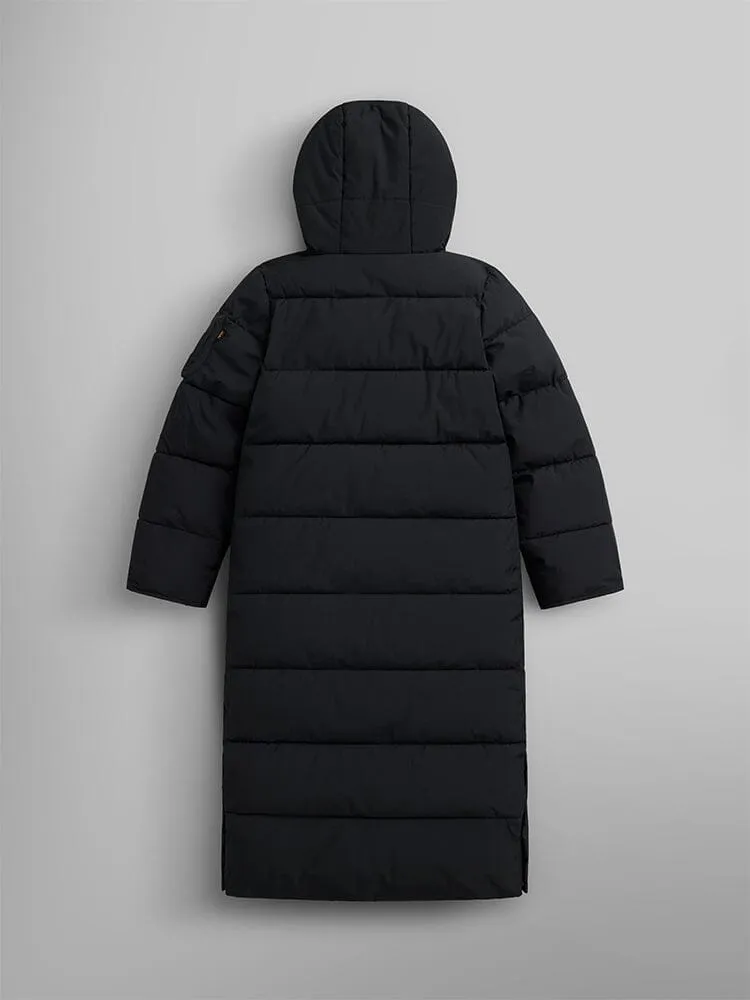 Alpha Industries Sierra Parka Femme Noir Matelassé