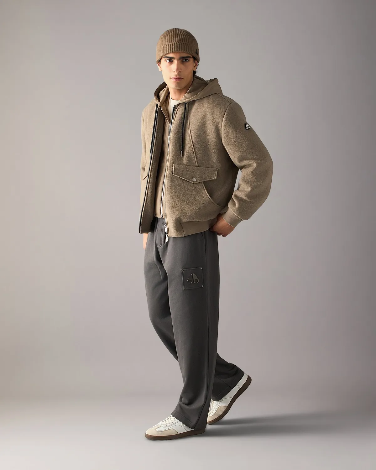 Moose Knuckles Elington bomber Ashen léger