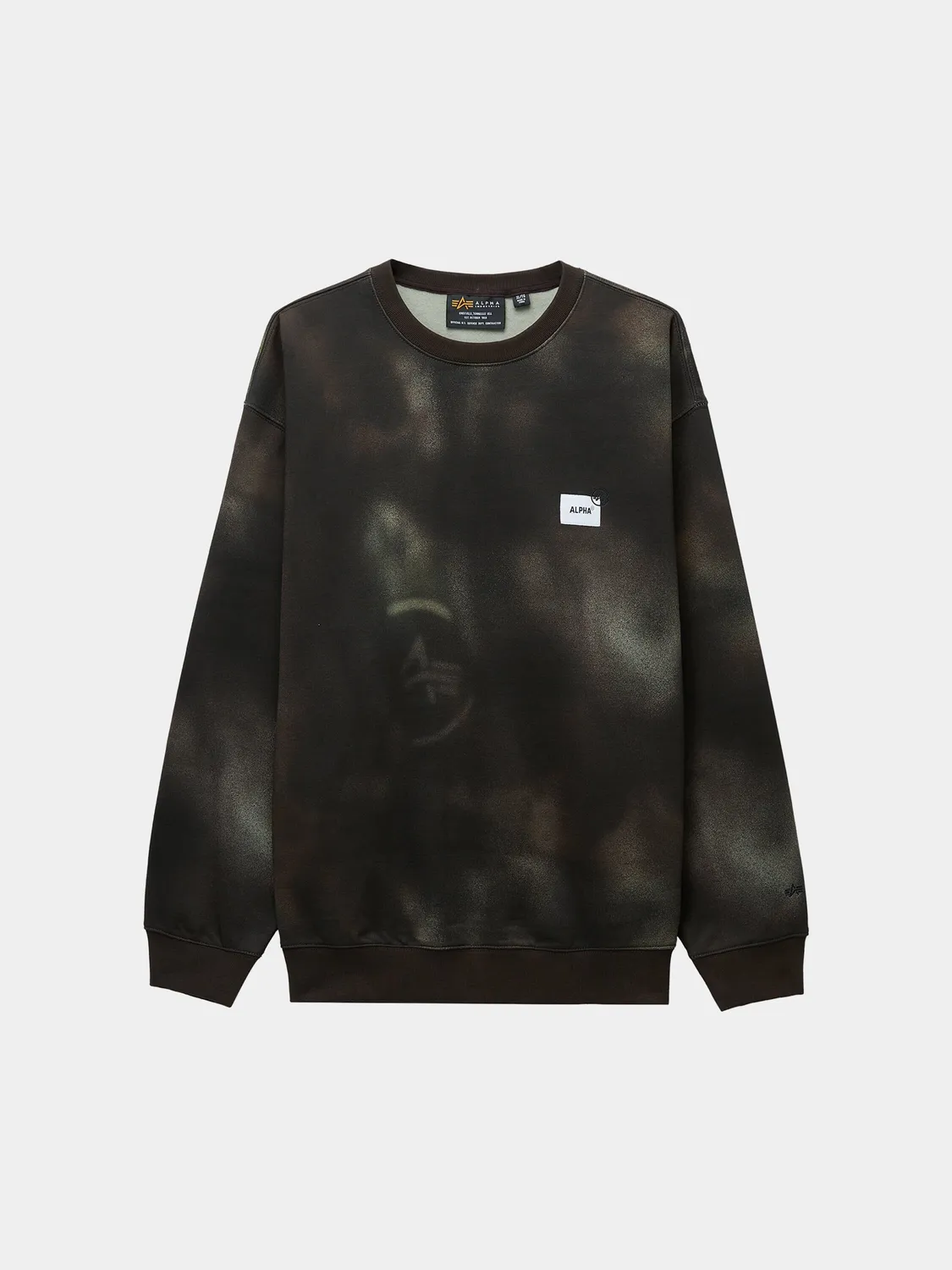 Alpha Industries UNFRM Sweat Washed gris délavé