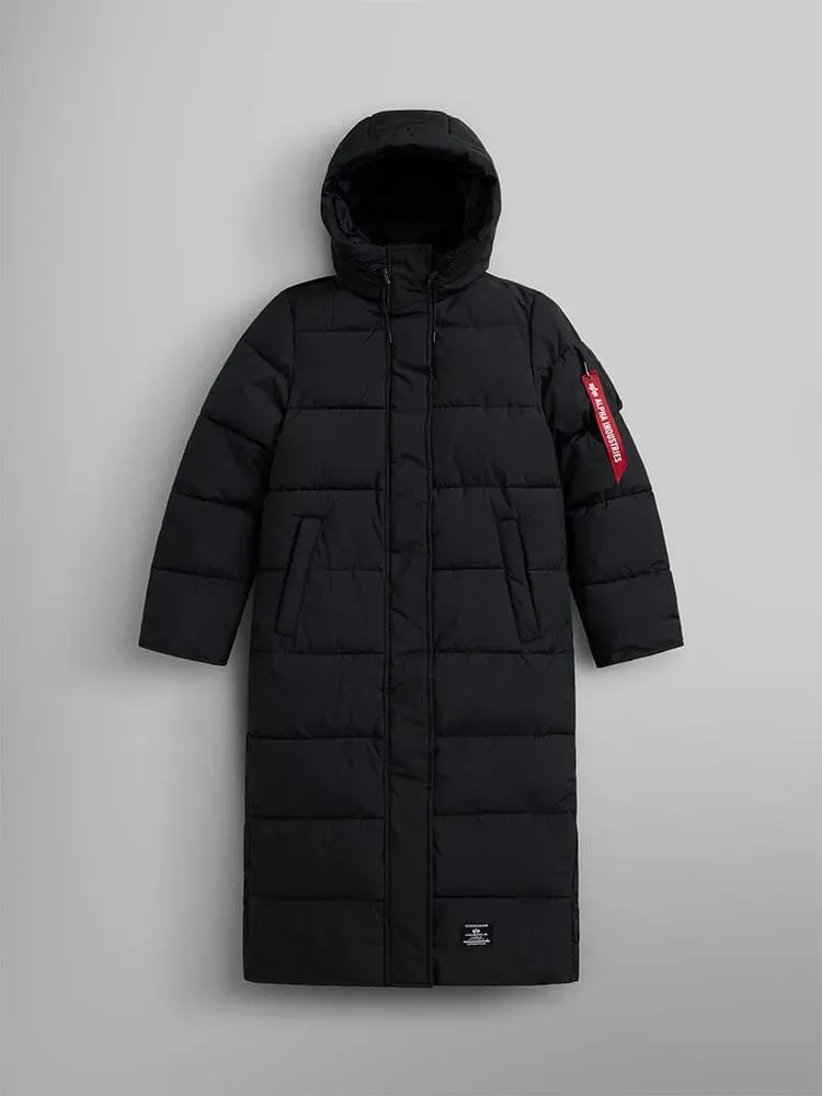 Alpha Industries Sierra Parka Femme Noir Matelassé