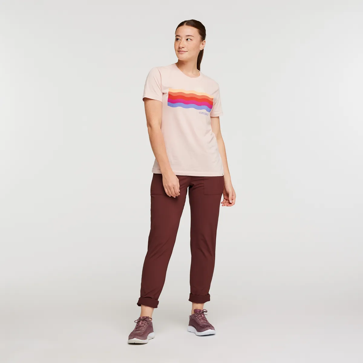 Cotopaxi Disco Wave t-shirt femme gris chiné