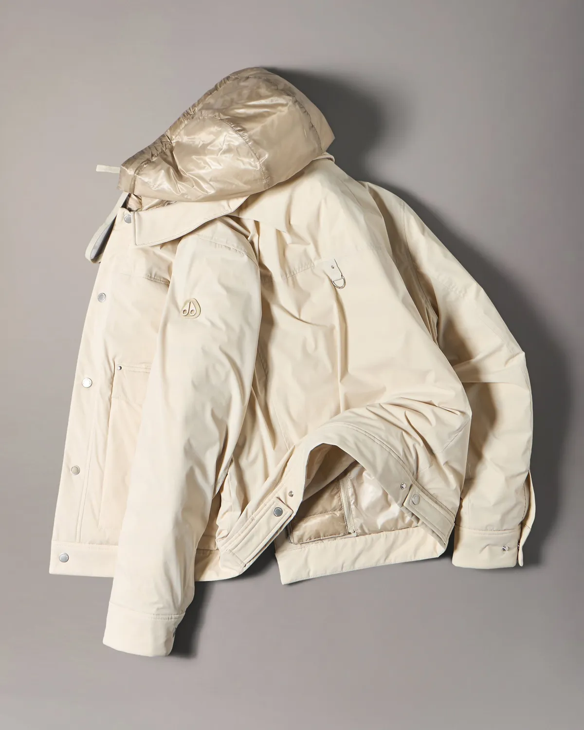 Moose Knuckles Brixton veste trucker duvet alabaster