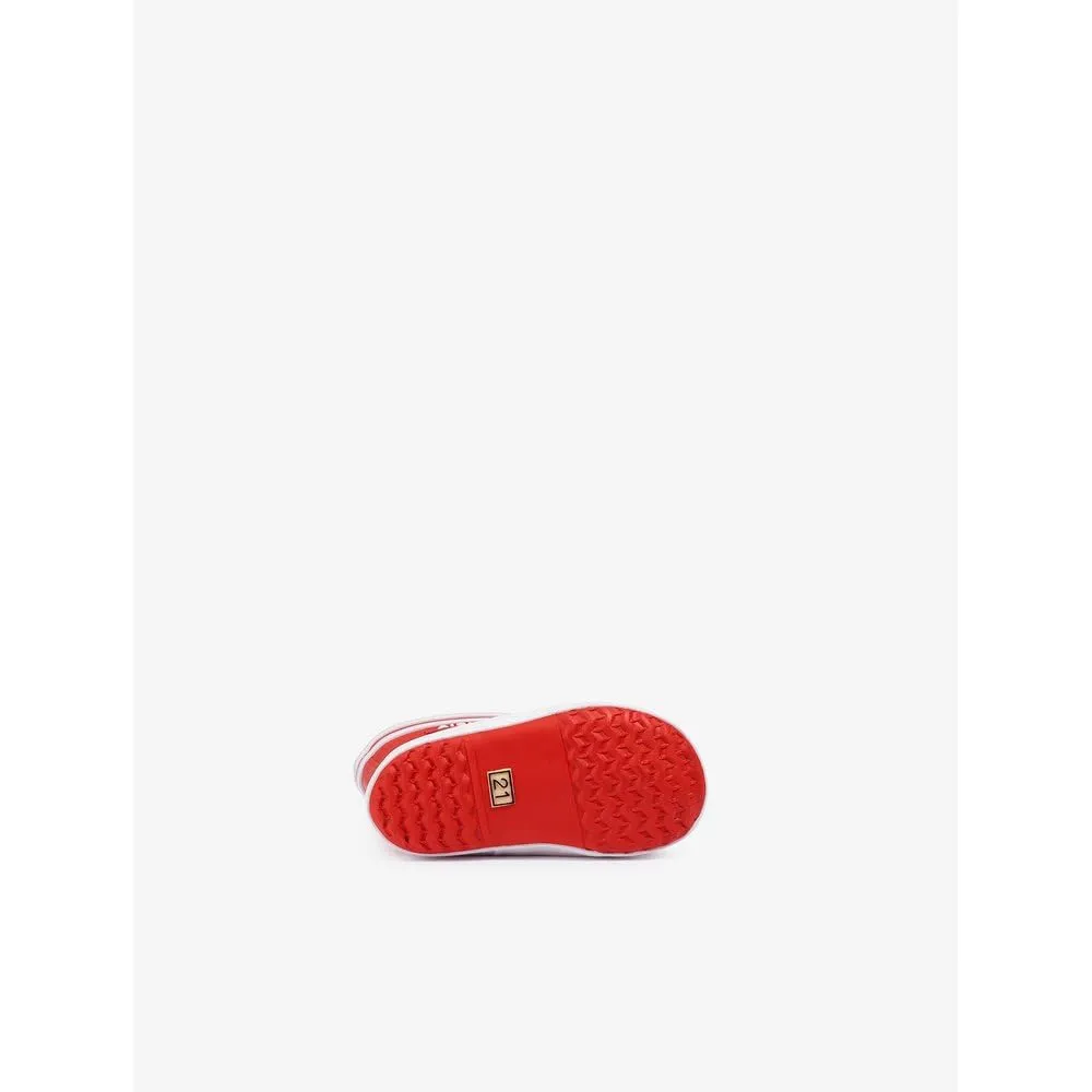 Aigle Baby Flac Fur 2 botte pluie enfant rouge fourrée