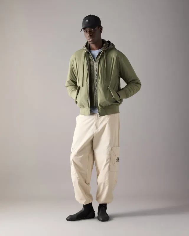 Moose Knuckles Brixton Down Bomber Blouson Noir Léger