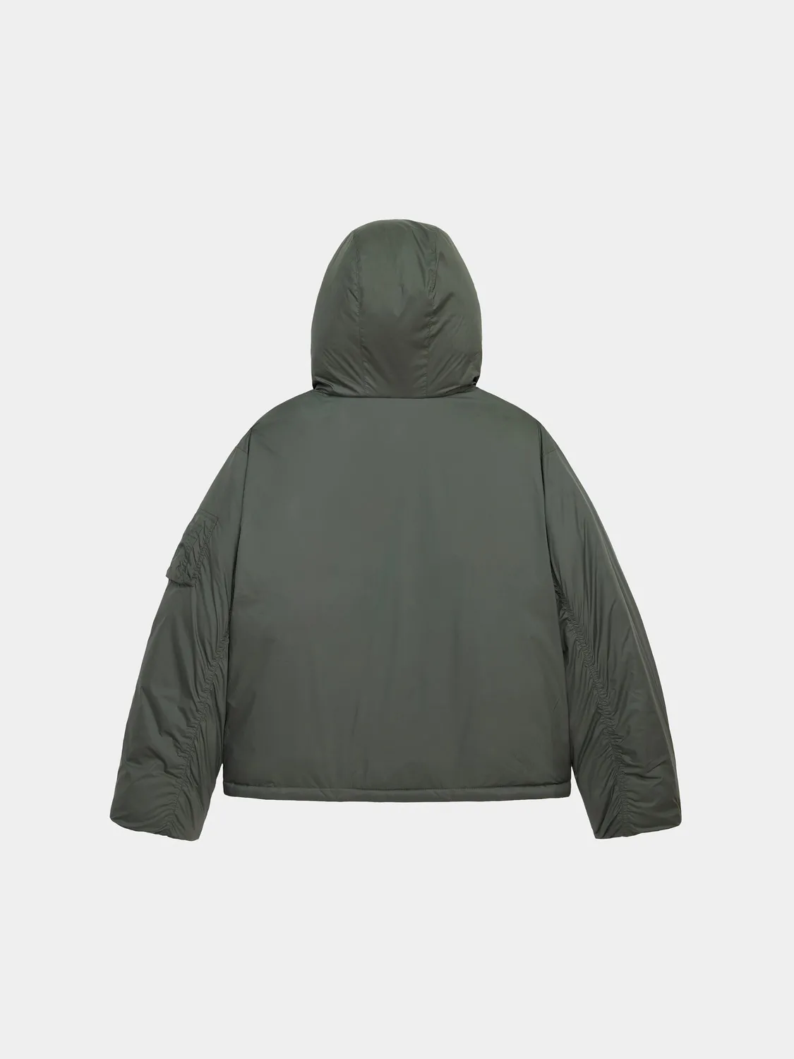 Alpha Industries Short Hybrid parka femme field gray