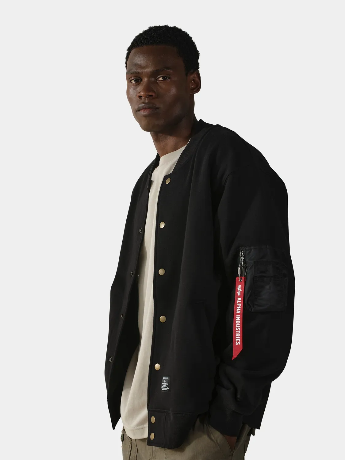 Alpha Industries MA-1 veste polaire homme vert OG-107 molleton