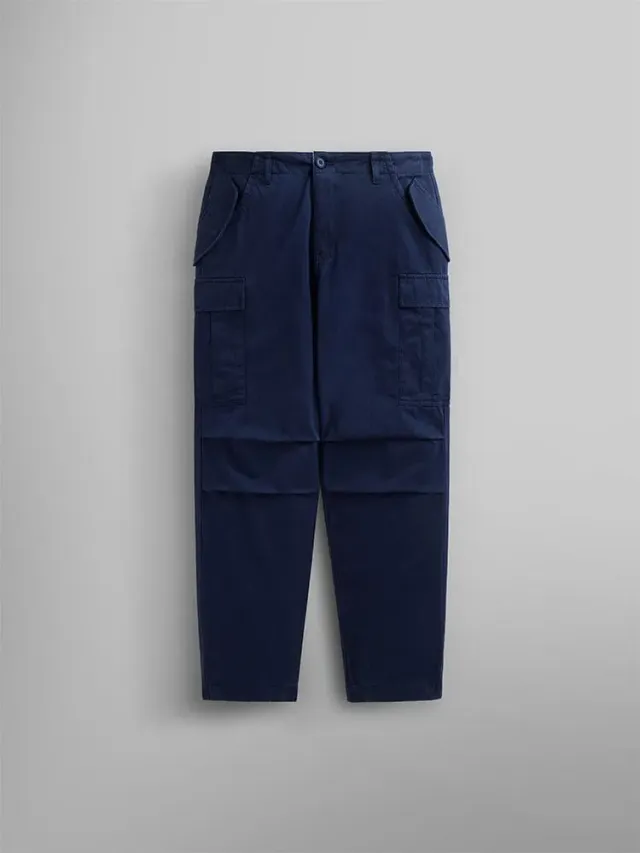 Alpha Industries M-65 pantalon cargo bleu coton
