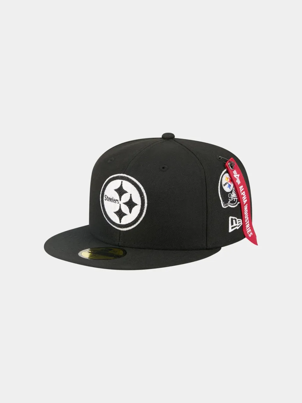 Steelers x Alpha x New Era 59Fifty casquette fitted noire