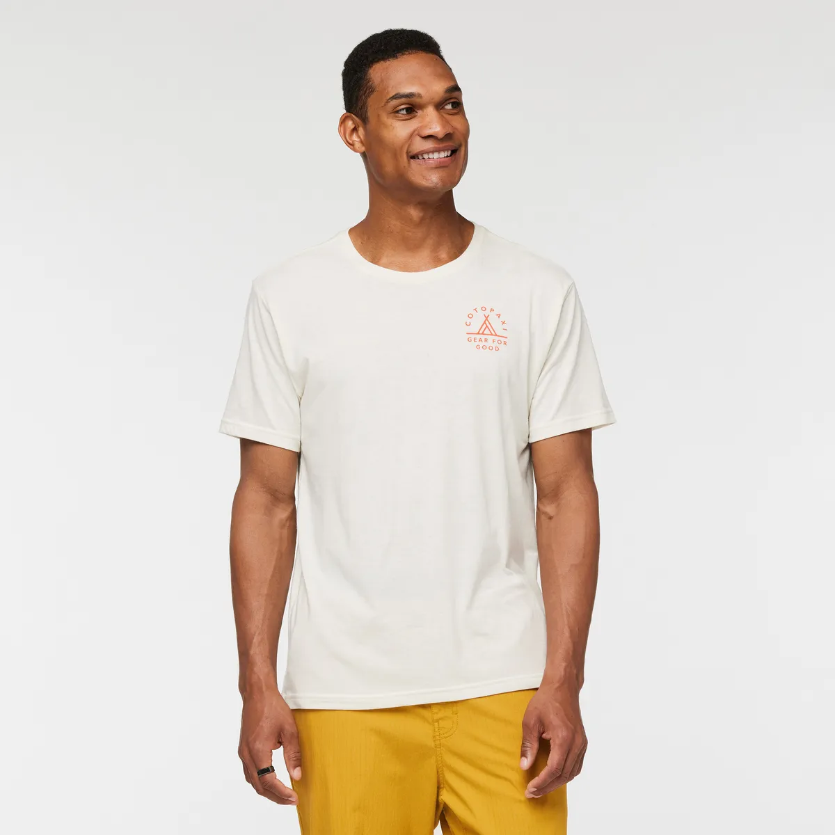 Cotopaxi Llama Map t-shirt homme Blue Spruce doux