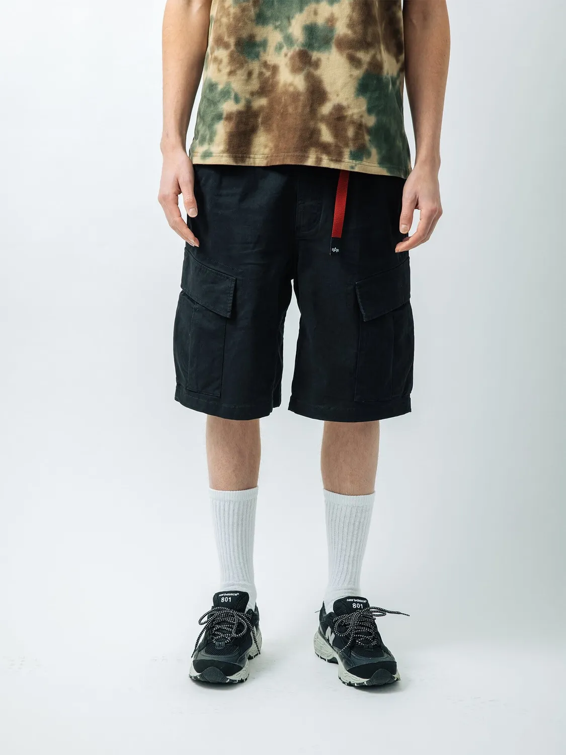 Alpha Industries Gramicci Jungle short cargo noir coton