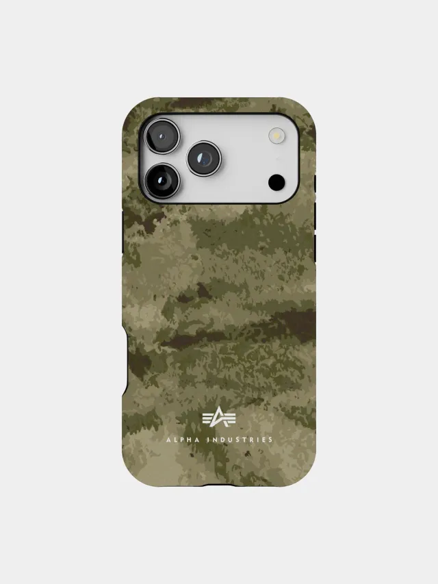 Alpha Industries coque iPhone 17 Pro Max MagSafe mat camouflage