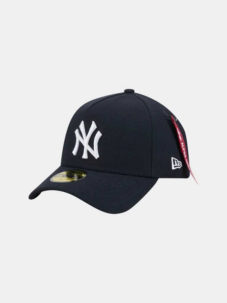 Alpha Industries Yankees 59FORTY A-Frame casquette fitted navy brodée